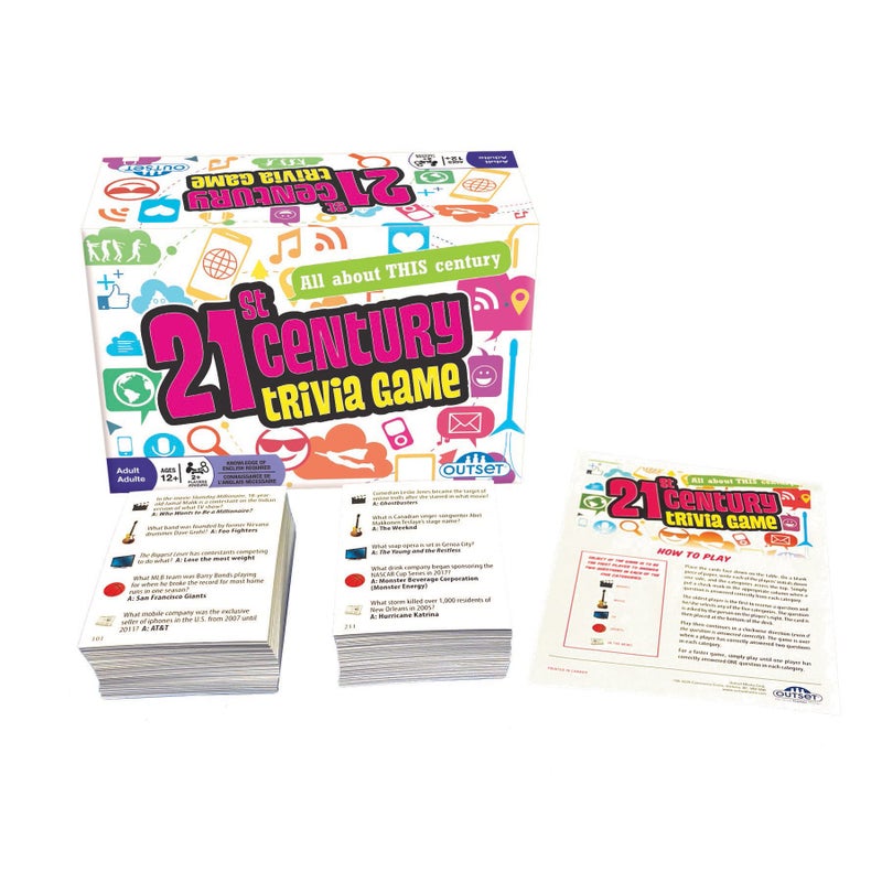 Outset Media 21st Century Trivia Game - A Game About 21st Century History Featuring 1200 Questions - Ages 12+ - Image 2